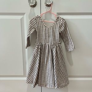 Alice + Ames size 5 ballet dress black and white dash